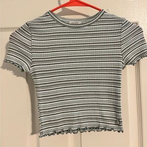 Striped Crop Top